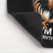 Tapis De Souris Drôle Graphic Tee Son Beau Im Beau Beau Fou Chi (Coin)