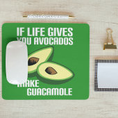 Tapis De Souris Drôle Guacamole Avocado Joke
