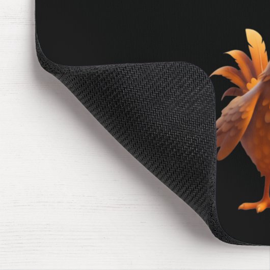 Tapis De Souris Drôle Hauné poulet F-caw-f Tee (Coin)