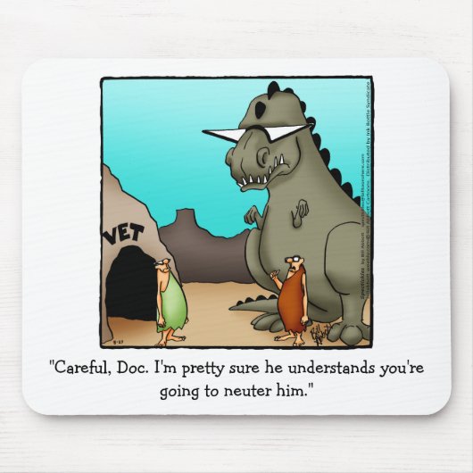 Tapis De Souris Drôle Humour de la souris (Devant)