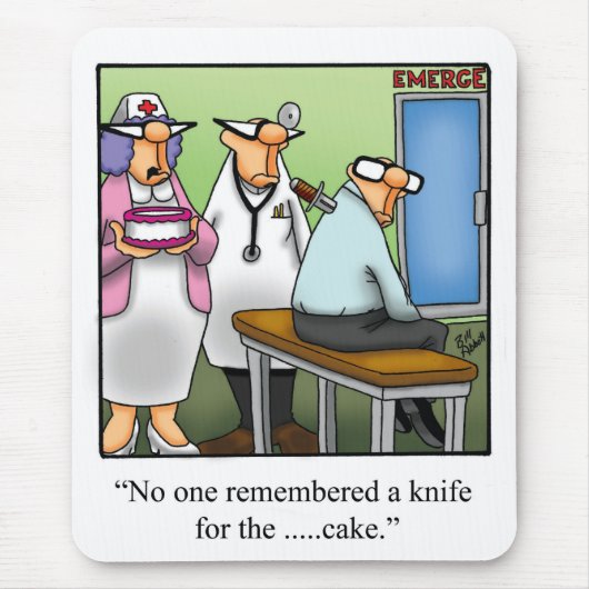 Tapis De Souris Drôle Humour Médicale Mousepad (Devant)