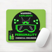 Tapis De Souris Drôle Ingénieur Chimique Cadeaux (Avec souris)