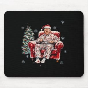 Tapis De Souris Drôle, je serai à la maison pour Noël Humoristique