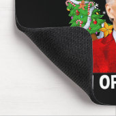 Tapis De Souris Drôle Joe Biden Noël Santa Hat Joyeux 4e De E (Coin)