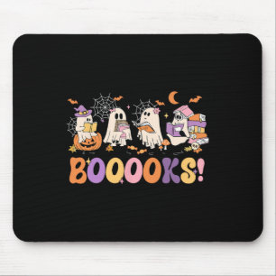 Tapis De Souris Drôle Livre fantôme Lecture Halloween Livres Lover