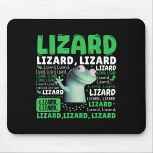 Tapis De Souris Drôle Lizard Mème Animal Femmes Hommes _1