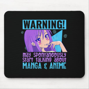 Tapis De Souris Drôle Manga Anime Lover Otaku Weeb Citation Anime 