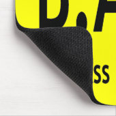 Tapis De Souris Drôle Mauvaise démence Forgetty Typographie (Coin)