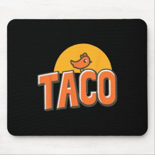 Tapis De Souris Drôle Mème de poulet tendance Taco Trump toujours 