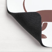 Tapis De Souris Drôle mignon dachshund pour parent chien long (Coin)