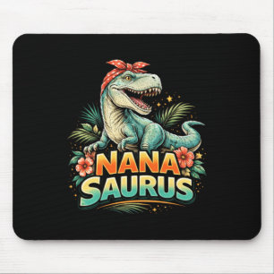 Tapis De Souris Drôle Nanasaurus T Rex Dinosaure Nana Famille