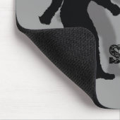 Tapis De Souris drôle nerdy geek gros pied sasquatatch (Coin)