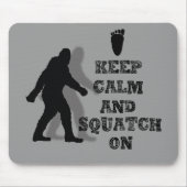 Tapis De Souris drôle nerdy geek gros pied sasquatatch (Devant)