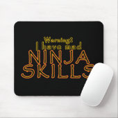 Tapis De Souris Drôle Ninja Joke Mousepad (Avec souris)