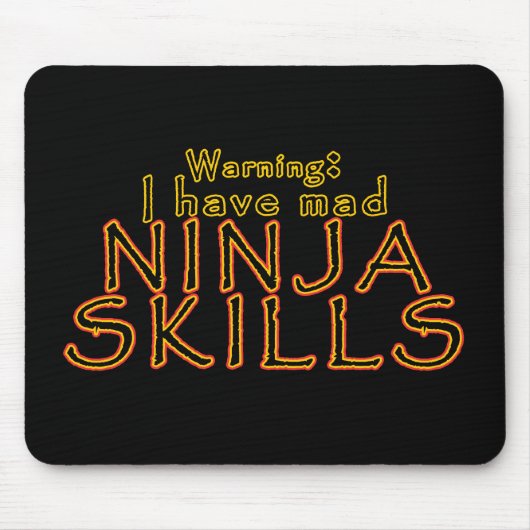 Tapis De Souris Drôle Ninja Joke Mousepad (Devant)