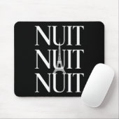 Tapis De Souris Drôle Nuit Nuit (Avec souris)