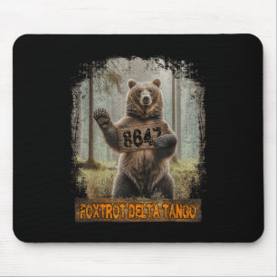 Tapis De Souris Drôle Ours Foxtrots Deltas Tango 8647 86 47 Patrio