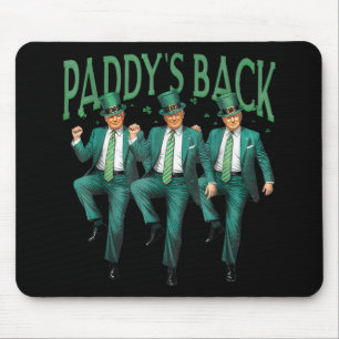 Tapis De Souris Drôle Paddy Retour Trump Jour de la Saint Patrick 