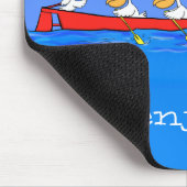 Tapis De Souris Drôle pélicans rameurs dessin animé (Coin)