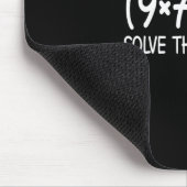 Tapis De Souris Drôle Pemdas Enseignant de Mathématiques Élémentai (Coin)