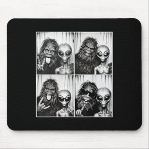 Tapis De Souris Drôle Photo Sasquatch Ufo Bigfoot Et Un