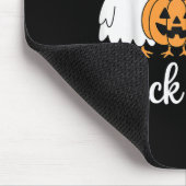 Tapis De Souris Drôle Poulets Ou Traiter Le Poulet Halloween (Coin)