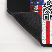 Tapis De Souris Drôle président Qr Trump Code Danse (Coin)