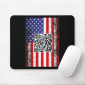 Tapis De Souris Drôle président Qr Trump Code Danse (Avec souris)