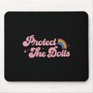 Tapis De Souris Drôle Protéger Les Poupées Trans Lgbt Égalité Pour