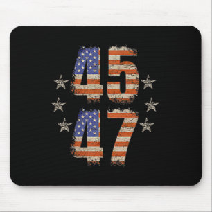Tapis De Souris Drôle Qr Trump 45 47 Trump Code de la danse Poche