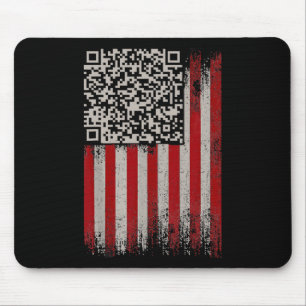 Tapis De Souris Drôle Qr Trump Danser Code 1