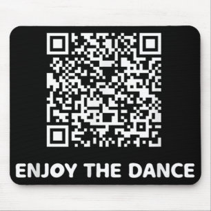 Tapis De Souris Drôle Qr Trump Danser Code interactif