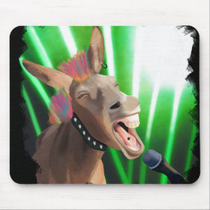 Tapis De Souris Drôle Rockstar Donkey