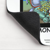 Tapis De Souris Drôle Salman Rushdie Poisson Pad (Coin)