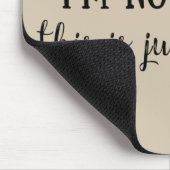 Tapis De Souris Drôle sarcastique provocation introvertie citation (Coin)