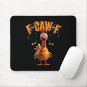 Tapis De Souris Drôle Sder Web Chicken F-caw-f (Avec souris)