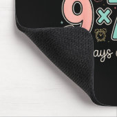 Tapis De Souris Drôle Six Sept 67 Jours D'école Mème Math Enseigna (Coin)