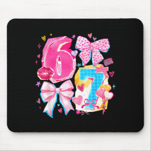 Tapis De Souris Drôle Six Sept Valentin Coquette Arc Prépa Écouter