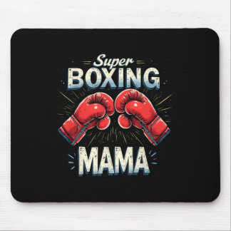 Tapis De Souris Drôle Super Boxing Mama Fighter Boxing Amateurs De