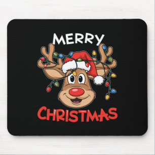 Tapis De Souris Drôle Tee Joyeux Noël Reindeer Xmas Hommes Femmes