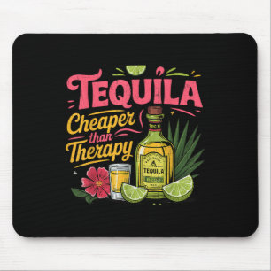 Tapis De Souris Drôle Tequila Boire Cinco De Mayo Parti Mexicain