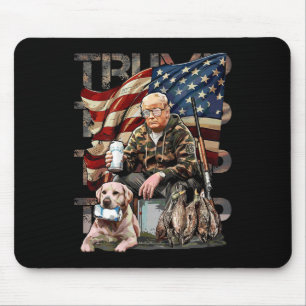 Tapis De Souris Drôle Trump 45 47 Chasse Beer Ducks Us Drapeau Cam