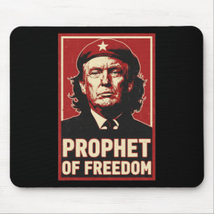 Tapis De Souris Drôle Trump Che Guevara Prophète de la Liberté Amo
