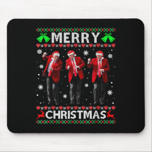 Tapis De Souris Drôle Trump Danse Joyeux Noël Moins moche Noël Swe