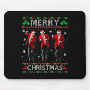 Tapis De Souris Drôle Trump Danse Joyeux Noël Vilain Noël