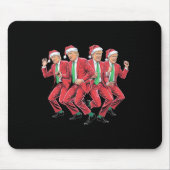 Tapis De Souris Drôle Trump Danse Santa Claus Noël Noël Noël Noël  (Devant)