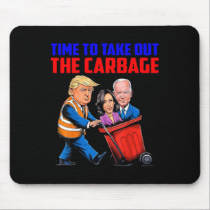 Tapis De Souris Drôle Trump Garbage Time Pour Sortir Les Garbage E