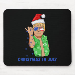 Tapis De Souris Drôle Trump Père Noël Sel Noël En Juillet Gif