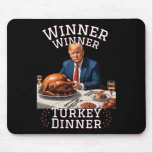 Tapis De Souris Drôle Trump Winner Dîner Turquie Thanksgivi