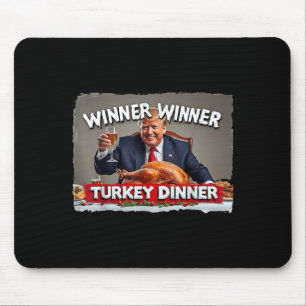 Tapis De Souris Drôle Trump Winner Dîner Turquie Thanksgivi